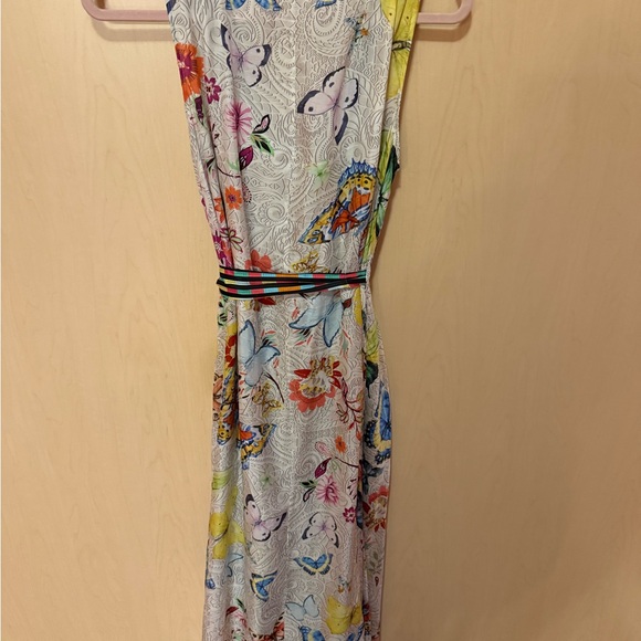 Johnny Was 100% Silk Floral Edith Sleeveless Dress - Picture 8 of 11